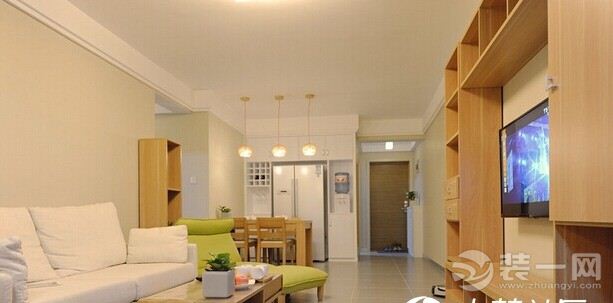 两居室日式原木风格装修设计效果图