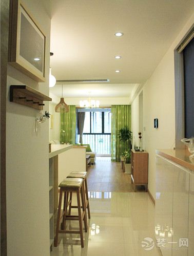 日式原木风格两居室装修设计效果图