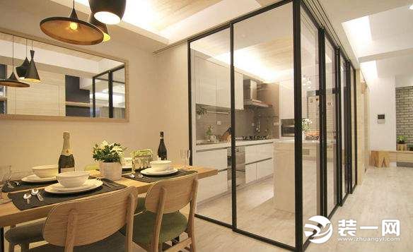 6款开放式厨房玻璃隔断方案