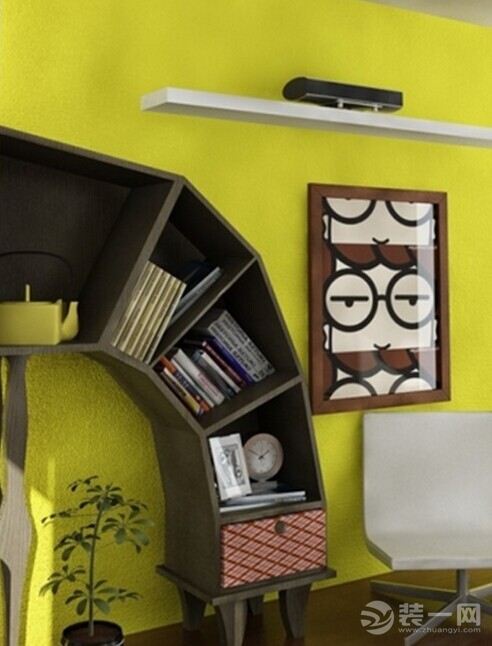 家居装修创意书柜装修设计效果图