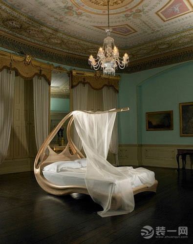 创意卧室床装饰设计效果图