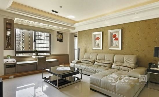 现代风格客厅沙发背景墙装饰效果图